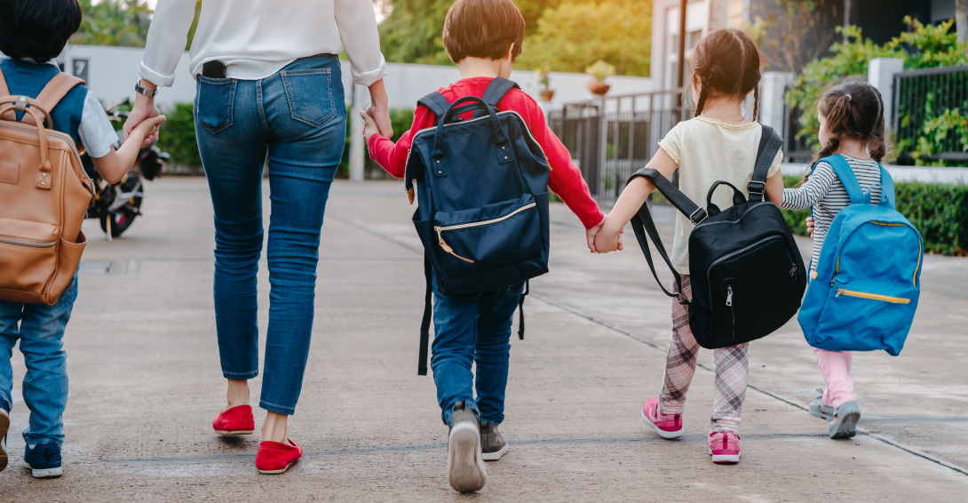 Enfants rentrée scolaire